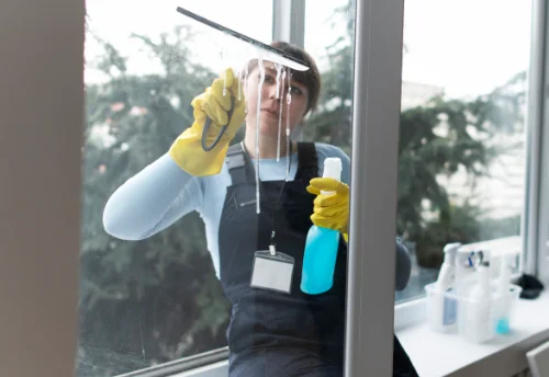 Nettoyage de vitres intérieures et extérieures à Digosville
